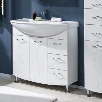 Тумба с раковиной Aquanet Моника 85, напольная