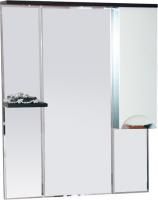 Зеркало-шкаф Misty Франко 75 венге, белый R