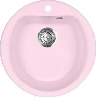 Мойка кухонная AquaGranitEx M-07 светло-розовая
