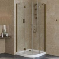 Душевой уголок Vegas Glass AFS Lux 0090 05 01 профиль бронза, стекло прозрачное