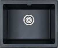 Мойка кухонная Paulmark Gera PM205546-BLM черный металлик