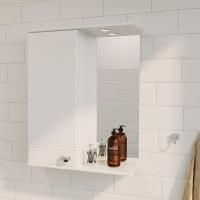 Зеркало 1MarKa Story 58 L белый глянец