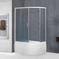 Душевой уголок Royal Bath RB 8120BK-C-L с поддоном