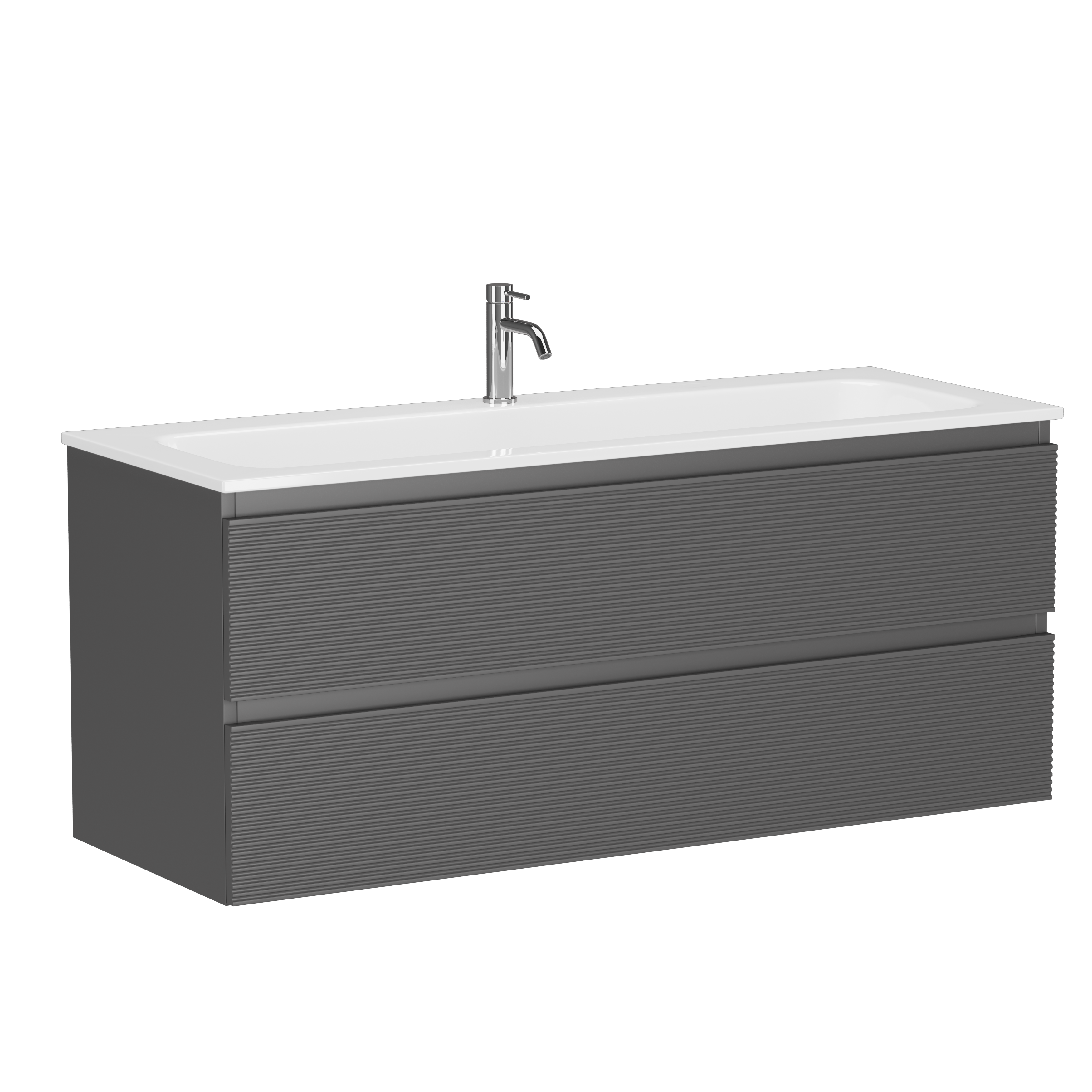 Тумба с раковиной Sancos Folk 120 grey soft