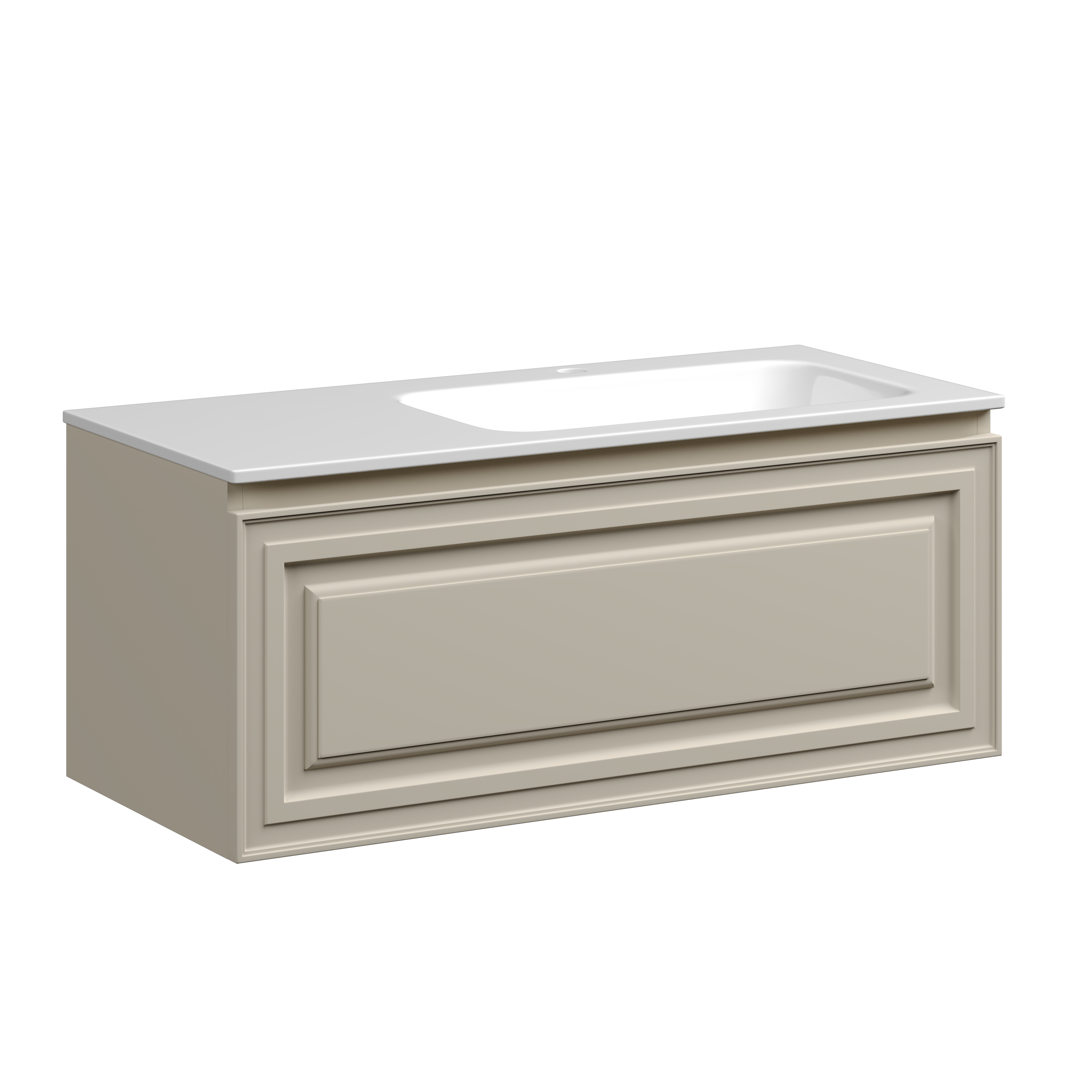 Тумба с раковиной Sancos Very 100 Beige Soft правая, VR100RCE