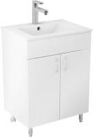 Тумба под раковину Triton Джуно 60 напольная, 2 двери, белая