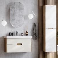 Мебель для ванной Aquaton Оливия 90 бежевый/дуб велл