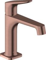 Смеситель для раковины Axor Citterio M 34010310 шлифованное красное золото