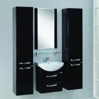 Мебель для ванной Aquaton Ария М 50 черный глянец