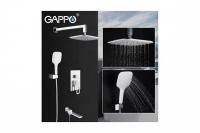 Душевая система Gappo Futura G7117-8 хром/белая