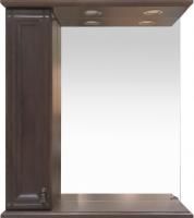 Зеркало-шкаф Misty Рим 75 L орех