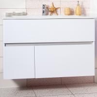 Тумба с раковиной Бриклаер Мальта 105 белая