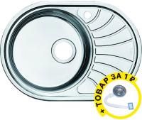 Мойка кухонная Iddis Suno SUN65SLi77 + корзинчатый вентиль в подарок