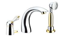 Смеситель на борт ванны Fiore Imperial-Sky  Swarovski® 82CO5105, хром/золото