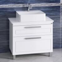 Тумба с раковиной СанТа Нептун 90 напольная, со столешницей