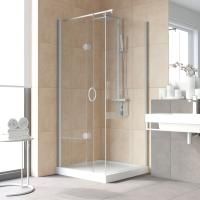 Душевой уголок Vegas Glass GPS-Fis LUX 90*120 07 crystalvision L профиль матовый хром, стекло crystalvision