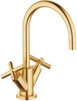 Смеситель для раковины Dorn Bracht Tara 22513892-28 сатинированная латунь