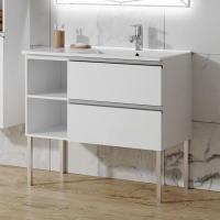 Тумба с раковиной Sanvit Стрит 4 90 R белая