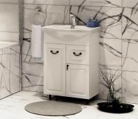 Тумба с раковиной Corozo Элегия Ретро 60 Z1 бронза