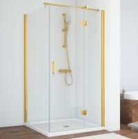 Душевой уголок Vegas Glass AFP-Fis 100*110 09 01 R профиль золото, стекло прозрачное