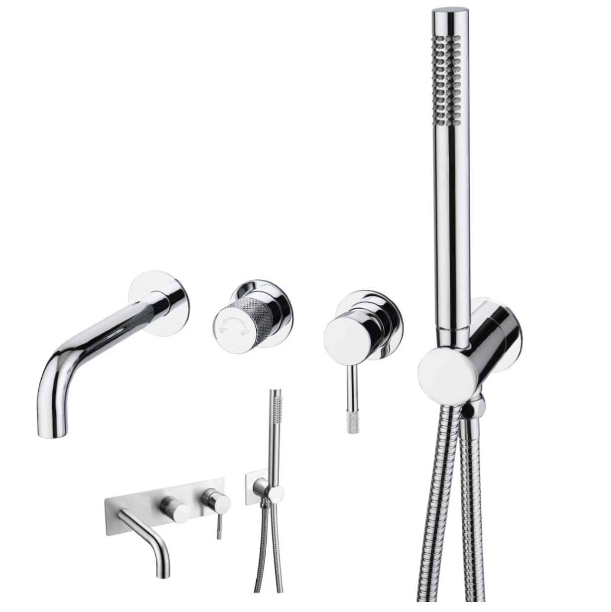 Смеситель для ванны Boheme Uno 464-3-CR