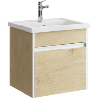 Тумба с раковиной Aqwella Urban 50 подвесная, дуб давос