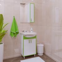 Мебель для ванной Corozo Спектр 50 зеленая