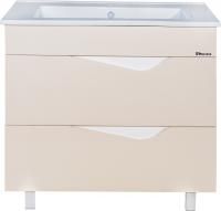 Тумба с раковиной Bellezza Эйфория 85 бежевая