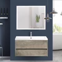 Мебель для ванной Art&Max Family 100, подвесная, Cemento Veneto