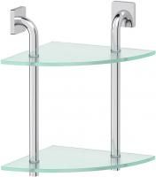 Полка Ellux Avantgarde AVA 052 2-ярусная, угловая, 26 см