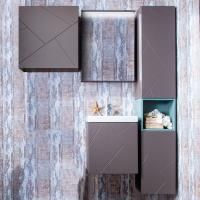 Мебель для ванной Бриклаер Кристалл 50 софт графит