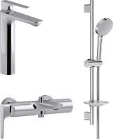 Душевой комплект Jacob Delafon Aleo E72336-CP + E72319-CP + E99898RU-CP