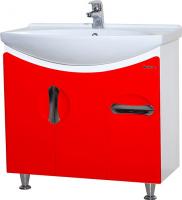 Тумба под раковину Bellezza Лагуна 75 красная