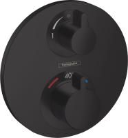 Смеситель для душа Hansgrohe Ecostat S 15758670 термостат, матовый черный
