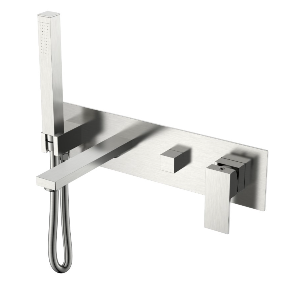 Смеситель для ванны с душем Boheme Qubic 474-2-NB