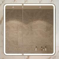 Зеркало-шкаф Stworki Ольборг МВК079 80, с подсветкой и розеткой