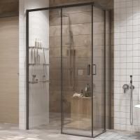 Душевой уголок Ambassador Queen 11011205LBlack 120x80 см