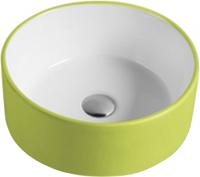 Накладная раковина Melana 805-7078АGW зеленая