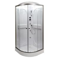 Душевая кабина DTO L 608 LED с подсветкой и гидромассажем