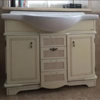 Тумба с раковиной Aquanet Луис 100 бежевая