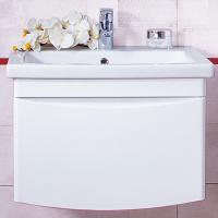 Тумба с раковиной Бриклаер Вега 60 белая