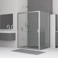 Душевой уголок RGW Classic CL-48 (1200-1225)х900х1850 профиль хром, стекло прозрачное