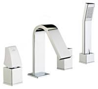 Смеситель на борт ванны Webert Flauto FT850701015 хром