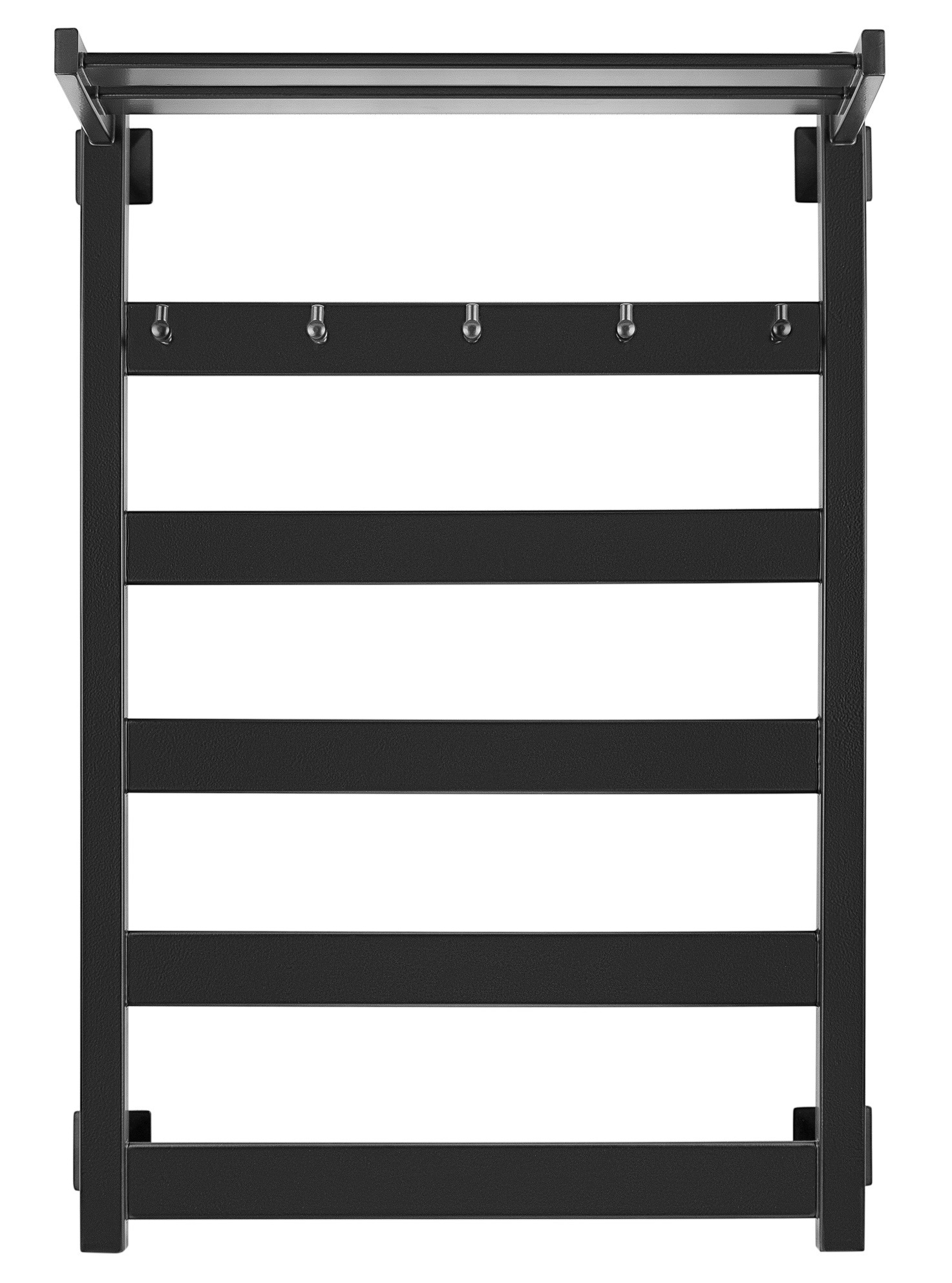 Полотенцесушитель водяной Secado Комано 1 КСП 80/40, черный матовый