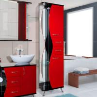 Пенал Bellezza Рио 50 R красный с черным