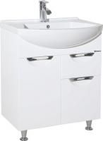 Тумба под раковину Bellezza Альфа 65 белая с ящиком