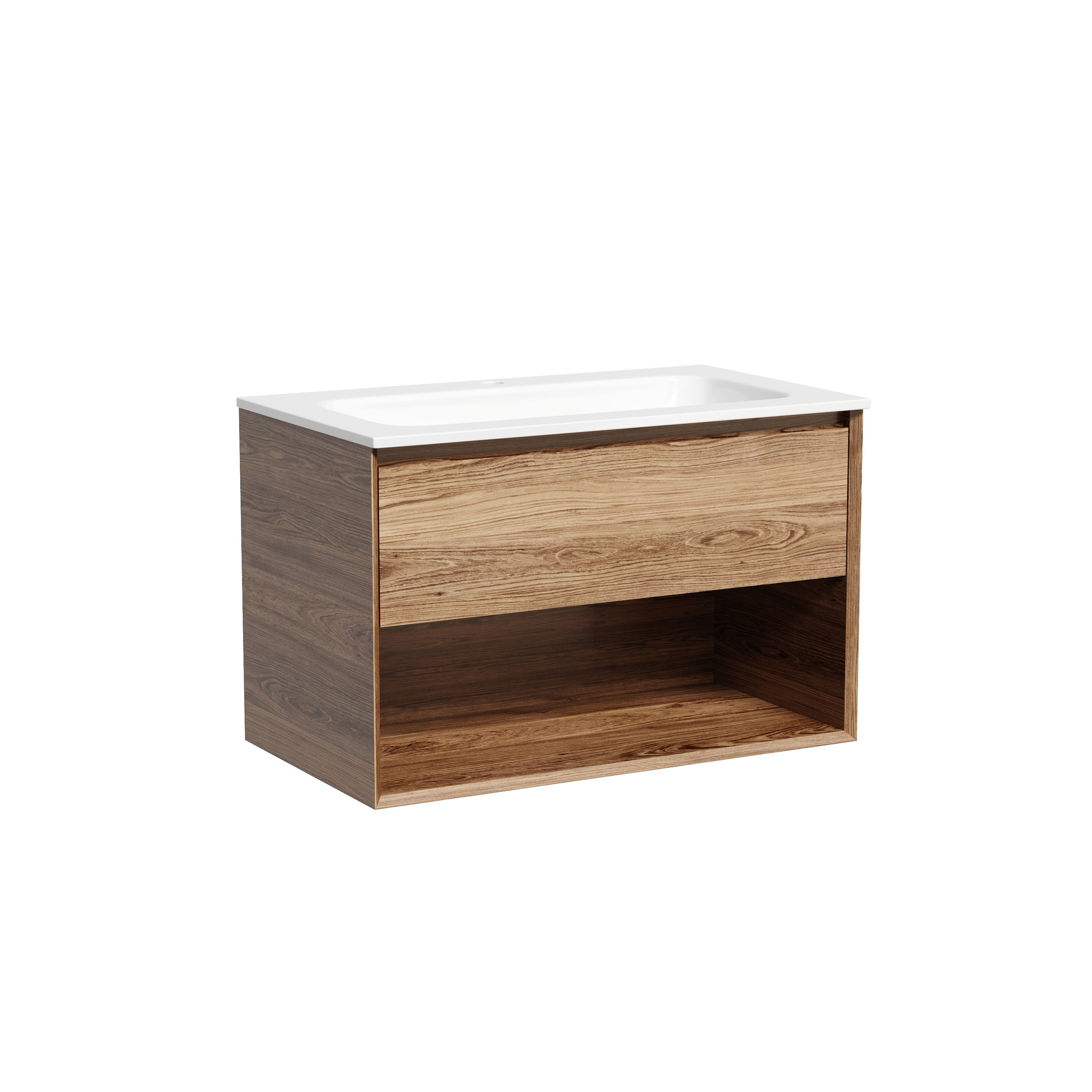 Тумба с раковиной Sancos Marmi 1.0 80 дуб чарльстон, MR1.080ECH