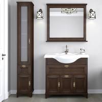 Мебель для ванной Aquaton Идель 85 дуб шоколадный