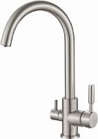 Смеситель для кухни Zorg Steel Hammer SH 713 SATIN