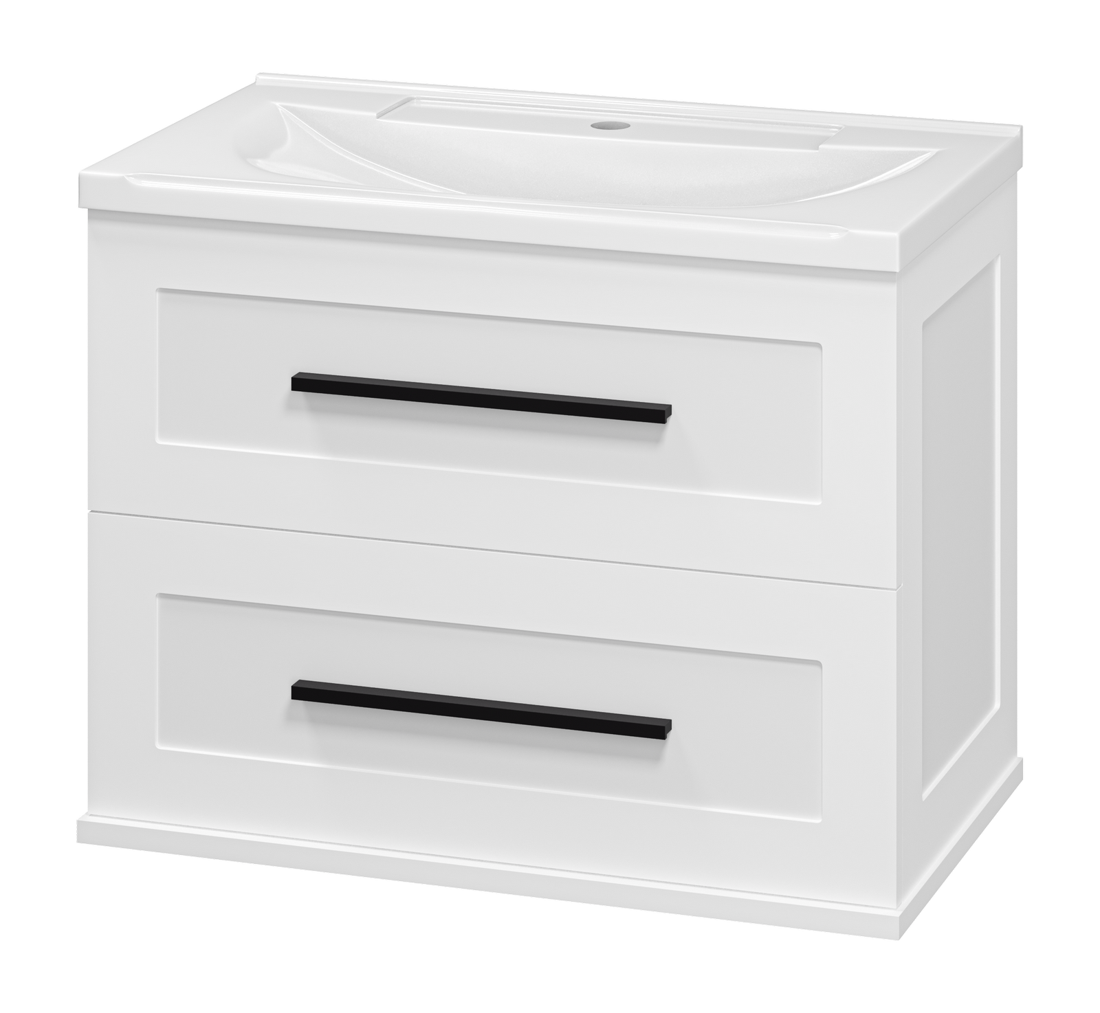 Тумба с раковиной Misty Модерн 70 подвесная